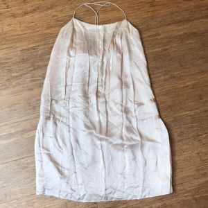 Banana republic heritage light pink silk dress